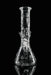 8" Tiki Art Glow In The Dark Beaker Water Pipe - SmokeZone 420