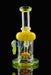 7" Slime Green Honeycomb Pendant Dab Rig - SmokeZone 420