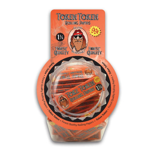 Toke Token 1 1/4 Rolling Paper Jar 72ct - SmokeZone 420