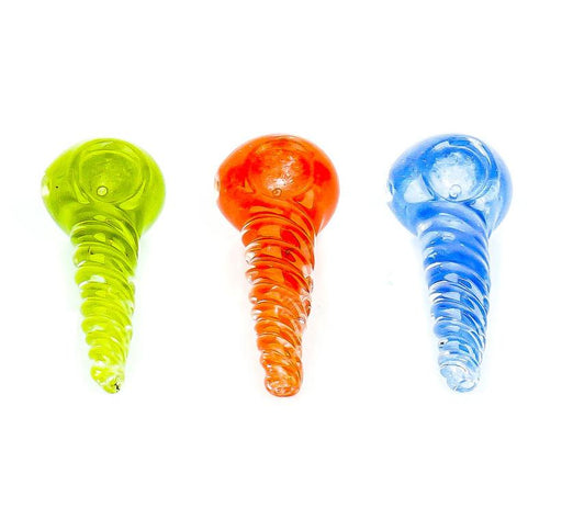 3" Twisted Color Hand Pipe - SmokeZone 420