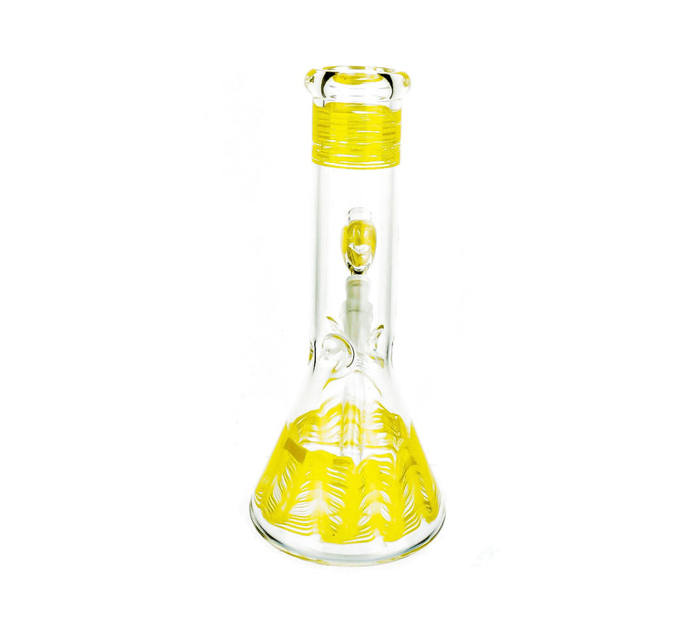 8" Ice Catcher Beaker Base Color Water Pipe - SmokeZone 420