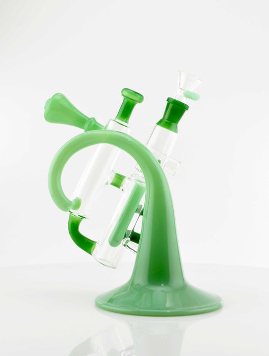 7" Fancy Trumpet Style Recycler Water Pipe - SmokeZone 420