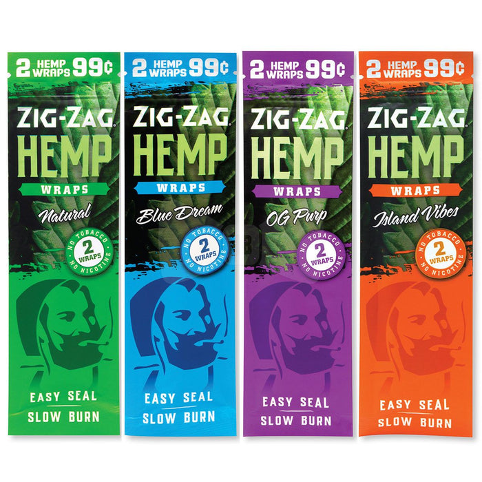 Zig-Zag Hemp Wraps - SmokeZone 420