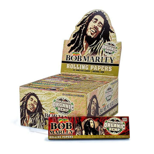 Bob Marley Organic Hemp King Size Rolling Paper - SmokeZone 420