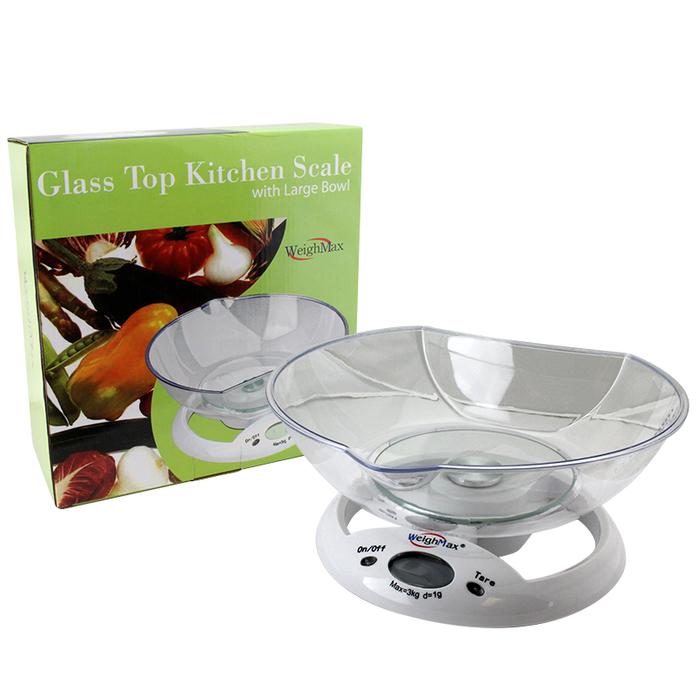 WeighMax W-5800 Glass Top Kitchen Scale - SmokeZone 420
