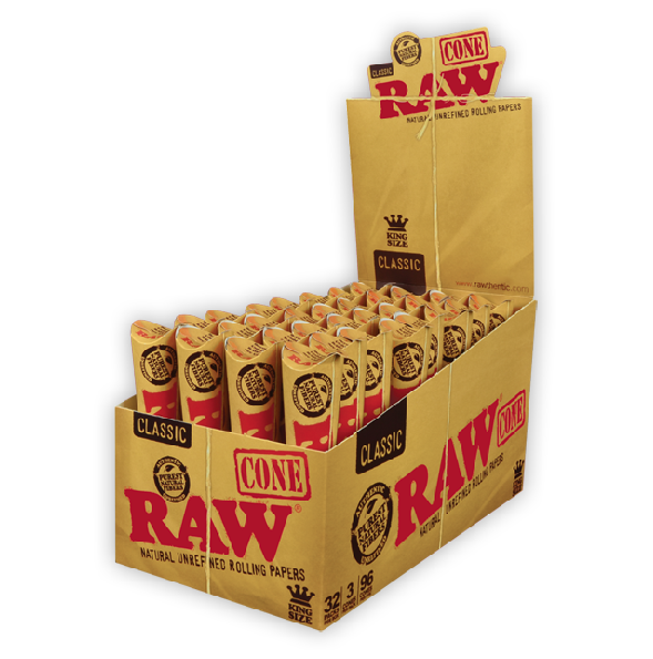 RAW Classic King Size Cones - SmokeZone 420