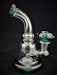 6" Bent Mouth Shower head Per Dab Rig with Matching Bowl - SmokeZone 420