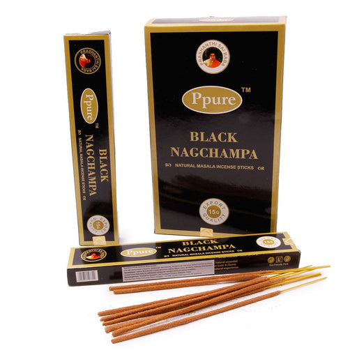Ppure Black Nag Champa Incense - SmokeZone 420