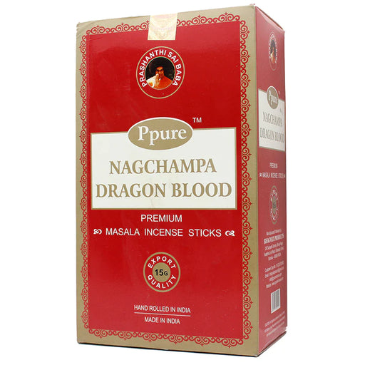 Ppure Nag Champa Dragon Blood Incense - SmokeZone 420