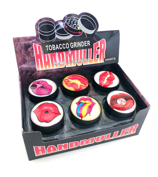 2" Crystal Ball Lip Design Grinder - SmokeZone 420