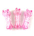 4" Two Knuckle Pink Glass Hand Pipe - SmokeZone 420