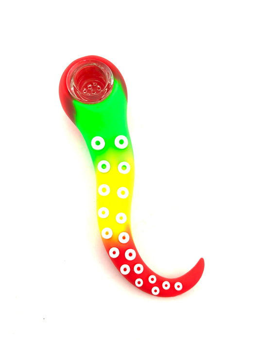 4.5" Tentacle Silicone Hand Pipe - SmokeZone 420
