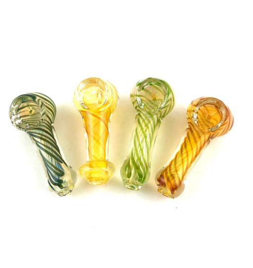 3" Mini Fumed Inside Color Hand Pipe - SmokeZone 420