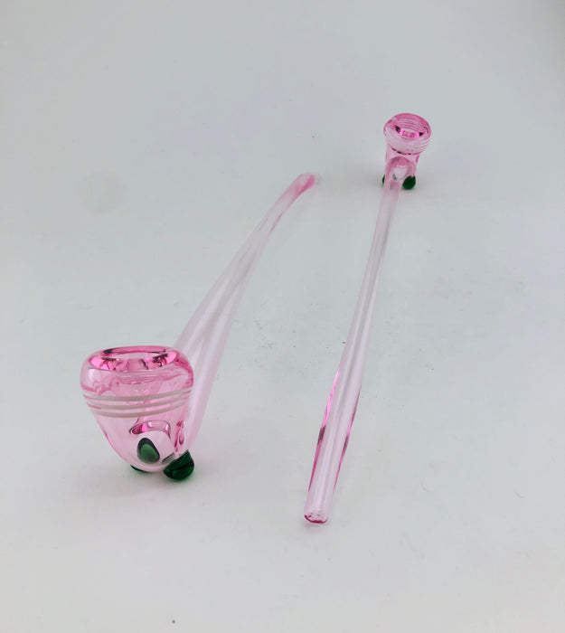 15" Gandalf Pink Glass Hand Pipe - SmokeZone 420
