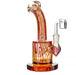 8" Fancy Full Swirl Color Bent Mouth Dab Rig - SmokeZone 420