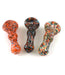 3" Fritted Double Bubble Hand Pipe - SmokeZone 420