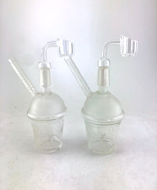 6" Frosted Soda Cup Dab Rig - SmokeZone 420