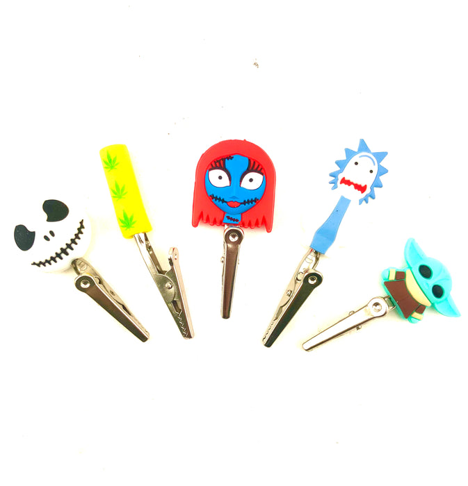 Silicone Assorted Roach Clips