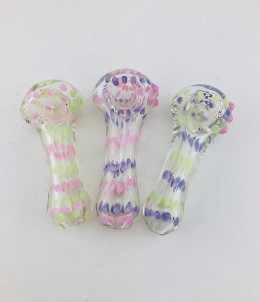 4.5" Slime Dotted Hand Pipe - SmokeZone 420