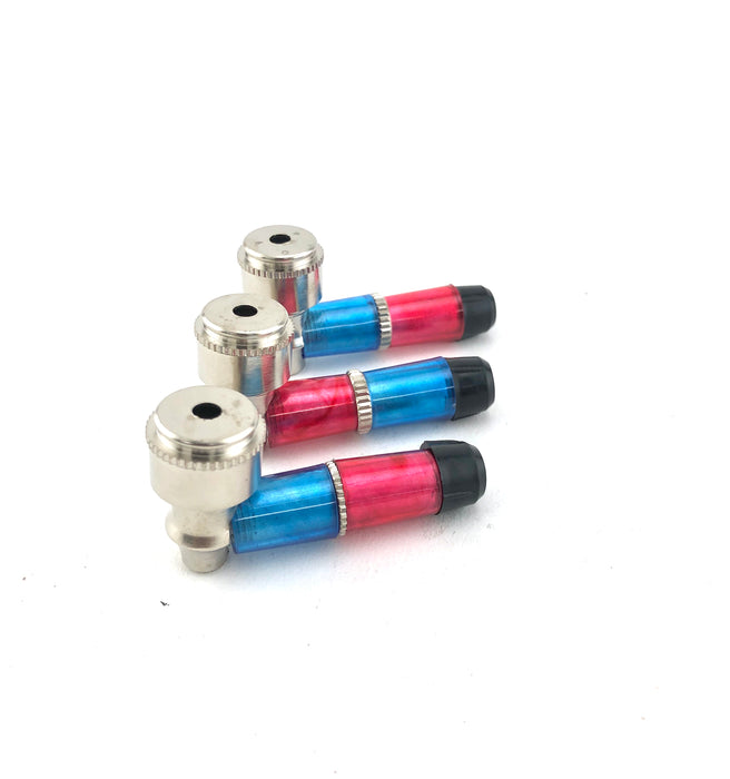 2" Mini Blue & Pink Metal Pipe - SmokeZone 420