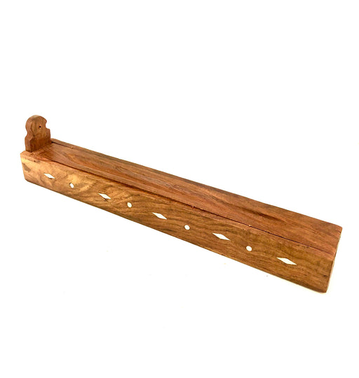Mini Coffin Style Wooden Incense Stick Holder - SmokeZone 420