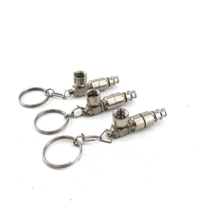 2" Mini Key Chain Full Metal Pipe - SmokeZone 420