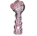 5" Glass Striped Pink & Purple Dichro Spoon Pipe - SmokeZone 420