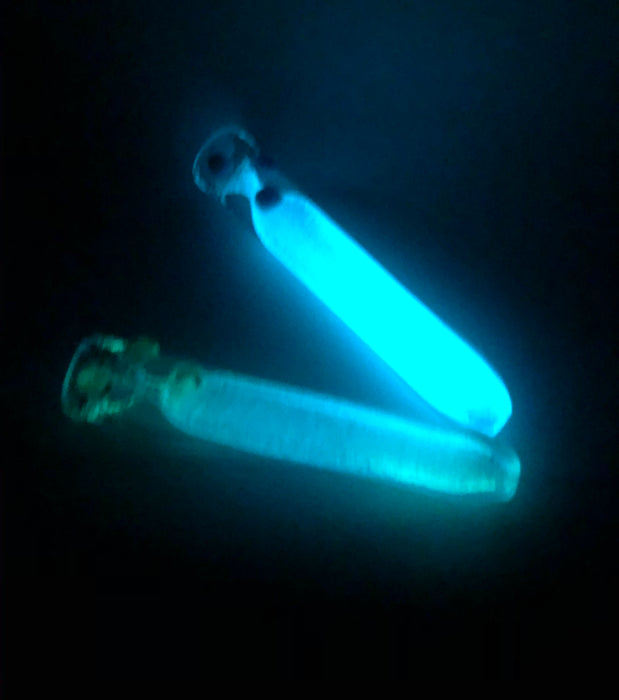 4" Glow In The Dark Triple Bead Chillum - SmokeZone 420