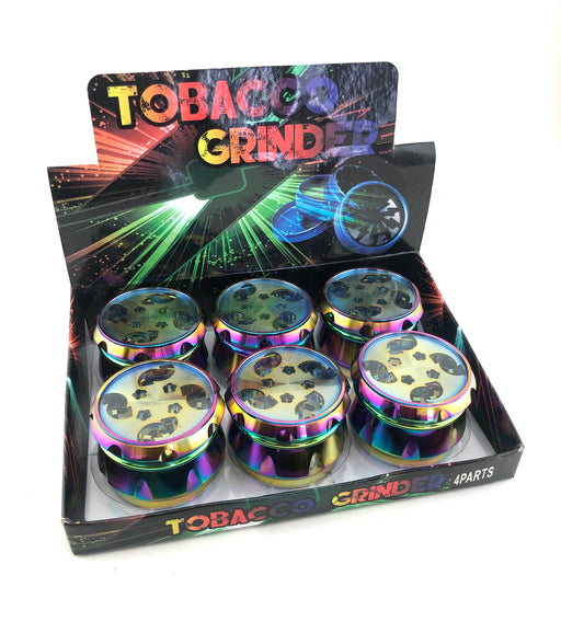 2" Anodized Clear Top Heavy Duty Grinder - SmokeZone 420