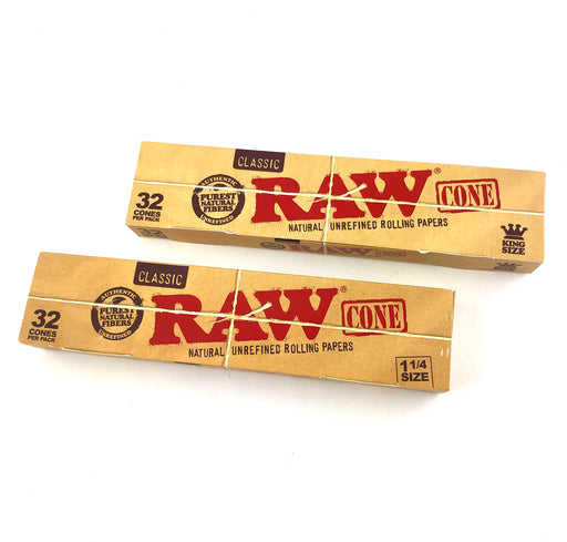 RAW Classic Cones 32 Pack - SmokeZone 420