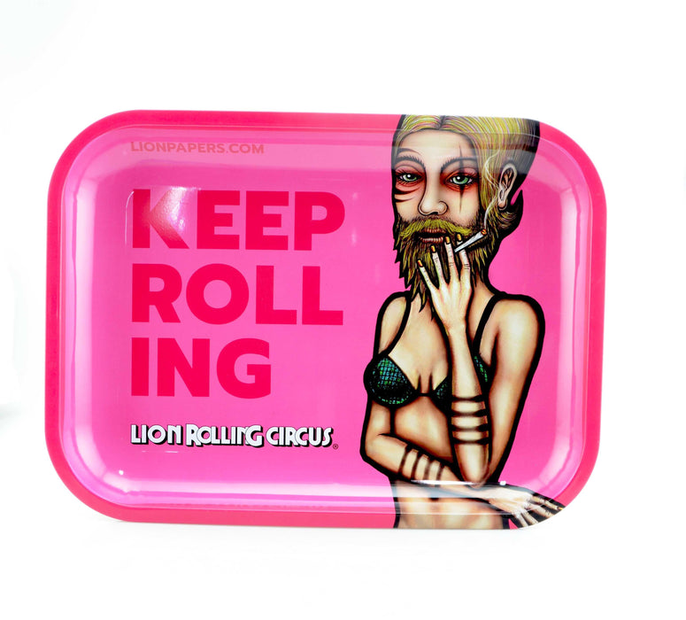 Keep Rolling Lion Rolling Circus Rolling Trays - Large Size - SmokeZone 420
