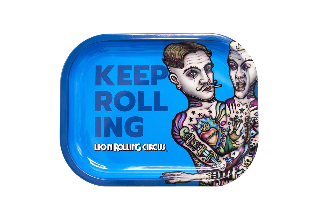 Lion Rolling Circus Rolling Trays - Small Size - SmokeZone 420