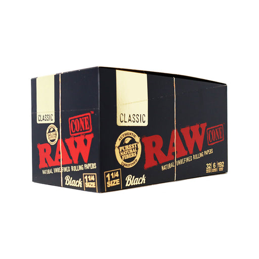 RAW Black Classic 1¼ Cones - SmokeZone 420